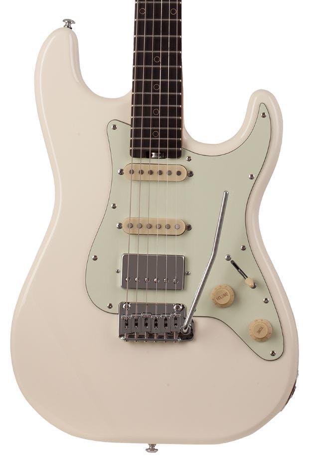 Schecter Nick Johnston Traditional HSS in Atomic Snow - Andertons